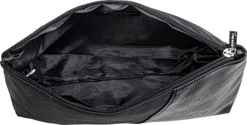 Toiletttasche mit Leder-Optik schwarz keine Marke
