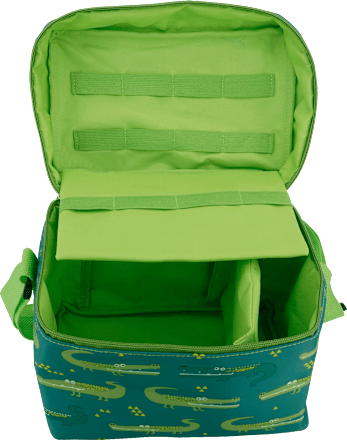 Kindertasche grün Krokodile Soapland