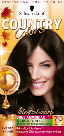 Intensivtönung - Nr. 70 Brazil Dunkelbraun Schwarzkopf Country Colors