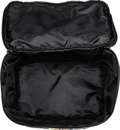 Kosmetikbox schwarz mit Steppmuster keine Marke