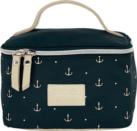 Kosmetikbox mit Ankermuster keine Marke