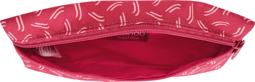 Kosmetiktasche pink mit rosa Muster manòu