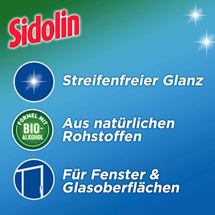 Glasreiniger Cristal 3in1 Sidolin