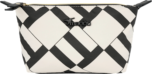 Kosmetiktasche creme/schwarz  Soapland