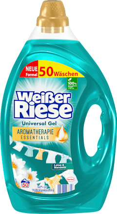 Vollwaschmittel Gel Aromatherapie Lotus & Mandelöl Weißer Riese