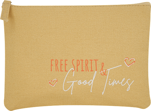 Kosmetiktasche gelb "good times" Soapland