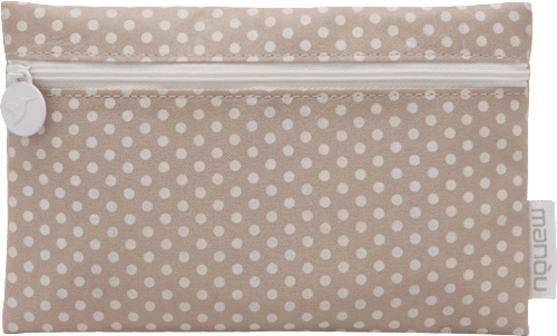 Kosmetiktasche Punkte beige Soapland
