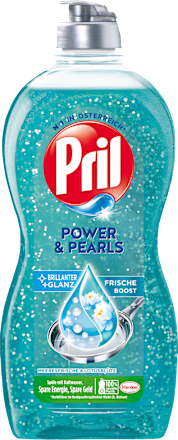 Detergent za ročno pomivanje posode Power & Pearls morska svežina in lotosov cvet Pril