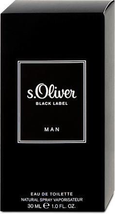 Férfi EdT Black Label s.Oliver