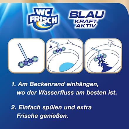 WC-Stein Blau Kraft Aktiv Ozeanfrische WC-Frisch