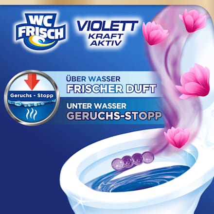 WC-Stein Violett Magnolie WC-Frisch