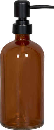 Seifenspender Glas braun Soapland