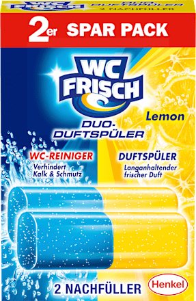 WC-Stein Duo-Duftspüler Lemon Nachfüllpack WC-Frisch
