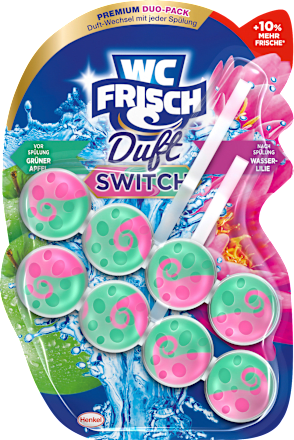 WC-Stein Duft Switch Grüner Apfel & Wasserlilie WC-Frisch