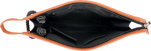 Kulturbeutel Herren schwarz/orange  Soapland