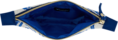 Kosmetiktasche weiß/blau "Positive Vibes"  Soapland