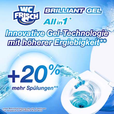 WC-Stein Brilliant Gel Arctic Ocean WC-Frisch