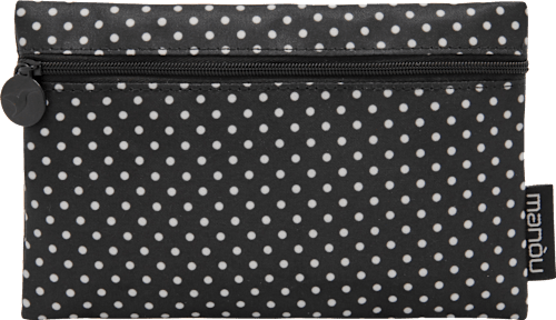 Kosmetiktasche Punkte schwarz Soapland