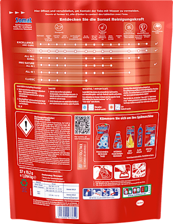 Spülmaschinen-Tabs Gold Somat