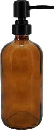 Seifenspender aus Glas, braun Soapland