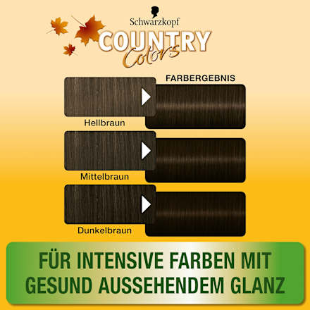 Intensivtönung 70 Brazil Dunkelbraun Schwarzkopf Country Colors
