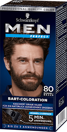 Bart-Coloration - Nr. 80 Dunkelbraun Schwarzkopf Men Perfect