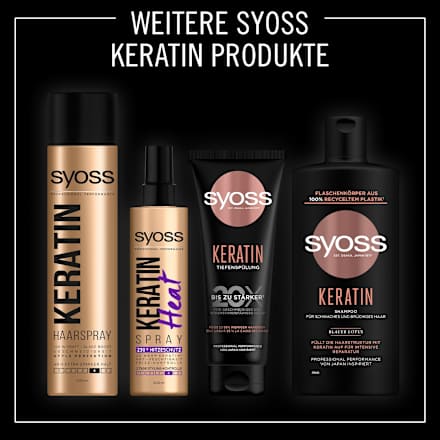 Hitzeschutzspray Keratin Heat syoss