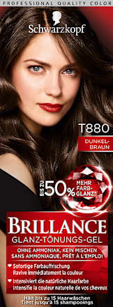 Tönung Dunkelbraun T880 Schwarzkopf Brillance