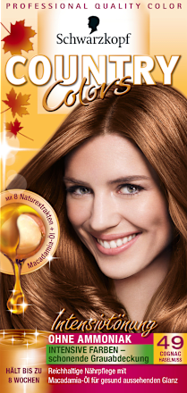 Intensivtönung - Nr. 49 Cognac Haselnuss Schwarzkopf Country Colors