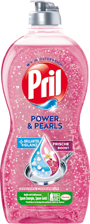 Detergent za ročno pomivanje posode Power & Pearls granatno jabolko in pomarančni cvet Pril