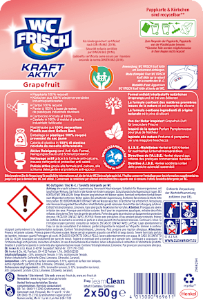 WC-Stein Kraft Aktiv Pro Nature Grapefruit WC-Frisch