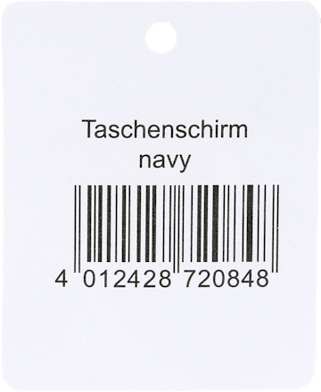 Parasol składany, granatowy happy rain
