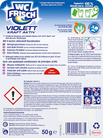 WC-Stein Violett Magnolie WC-Frisch