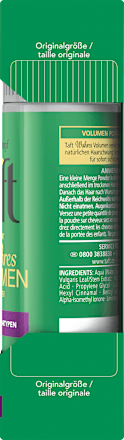 Sofort Volumen Puder Schwarzkopf taft