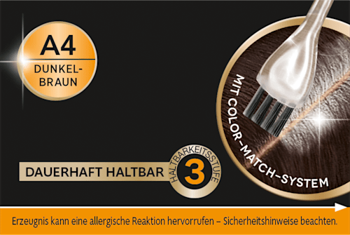 Ansatzset Dunkel-Braun A4, 1 St Schwarzkopf DIADEM