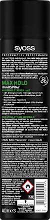 Haarspray Max Hold syoss