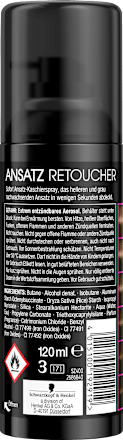 Ansatz Retoucher Kaschierspray Dunkelbraun syoss