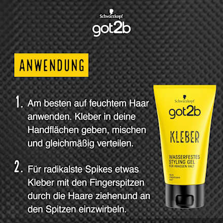 Styling Gel kleber wasserfest got2b