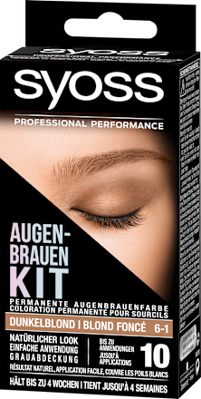 Augenbrauenfarbe Dunkelblond 6-1 syoss