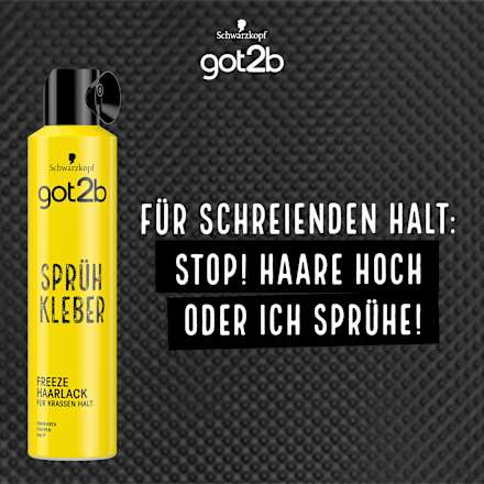 Haarlack Sprühkleber got2b