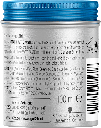Matt-Paste strand matte got2b