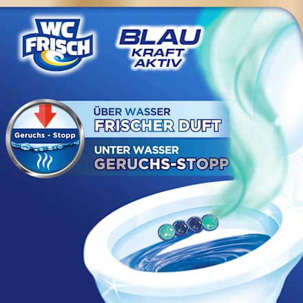 WC-Stein Blau Kraft-Aktiv Ozeanfrische WC-Frisch