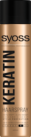 Keratin Haarspray extra starker Halt syoss