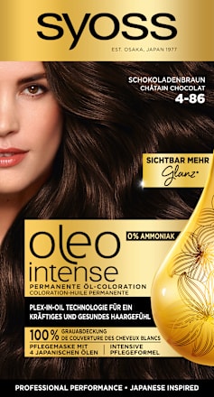 Permanente Öl-Coloration - Nr. 4-86 Schokoladenbraun Syoss Oleo Intense