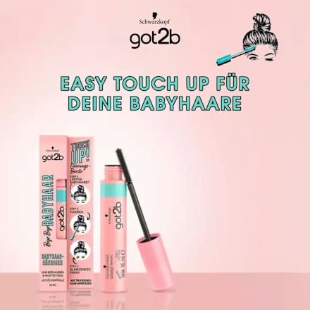 Fixierungsbürste Bye Bye Babyhaar Touch Up  got2b