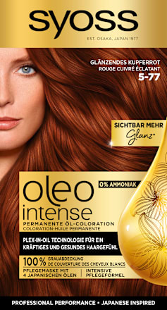 Permanente Öl-Coloration - Nr. 5-77 Glänzendes Kupferrot Syoss Oleo Intense
