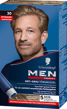 Intensivtönung Anti-Grau-Gel 30 Mittelblond Schwarzkopf Men Perfect
