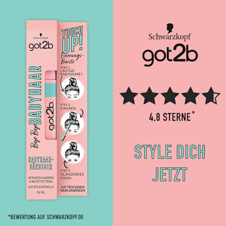 Fixierungsbürste Bye Bye Babyhaar Touch Up  got2b