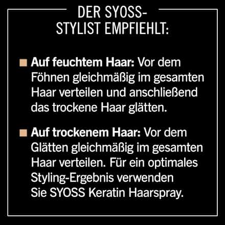Hitzeschutzspray Keratin Heat syoss