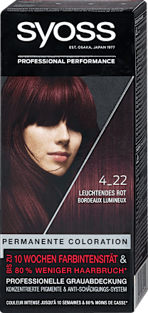 Color Classic Permanente Coloration - Nr. 4-22 Leuchtendes Rot syoss